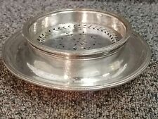 Antique Elkington Silver Plated Ice / Butter Dish Pacific Steam Navigation Co