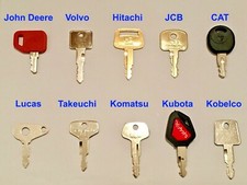 10 Key Master Plant Set for Excavators Tractors Diggers Agricultural Equipment
