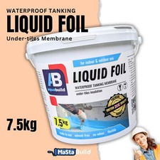 Tanking Membrane Waterproof Liquid Foil Shower Bathroom Seal AQUA BUILD 7.5kg