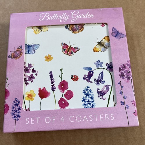 Set coasters butterfly - set,