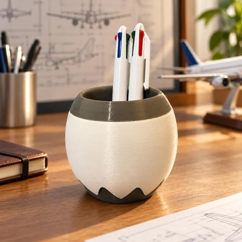 Jet engine pen pot - engine,