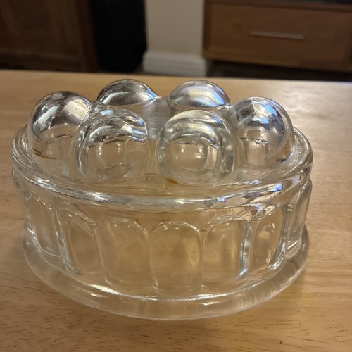 Vintage glass jelly mould - vintage,