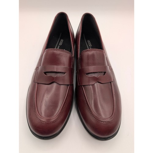 Ecco oxblood leather penny - ecco,