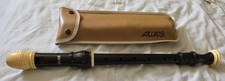 Vintage Aulos Treble Recorder Model 209E with a Soft Case Made in Japan