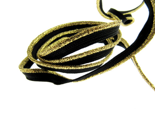 Flanged piping cord with lurex - flanged,