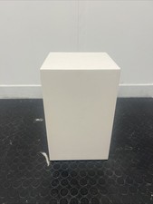White gallery display plinth - gallery,