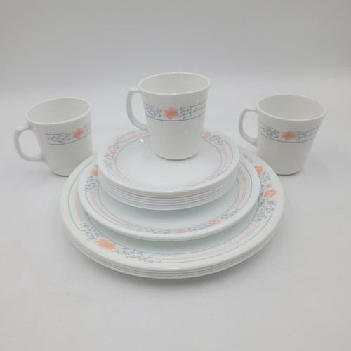 17pc corelle apricot grove - 17pc,