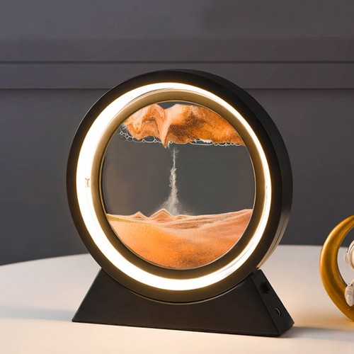 10in sand art - hourglass, lamp