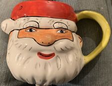 Department 56 Christmas Santa  Hot Cocoa Mug  Excellent Condition 