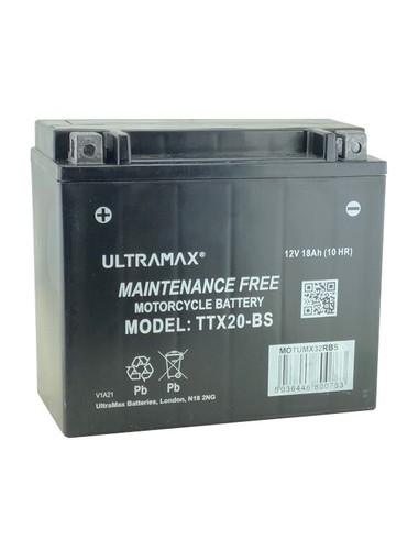 Ultramax battery ttx20 - ultramax, for