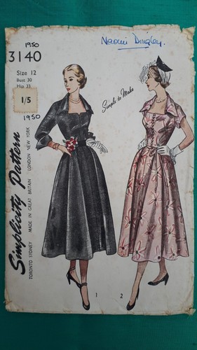 1950s simplicity dress - simplicity, sewing