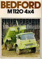 Bedford M 1120 4x4 1976-1977 UK Market Foldout Sales Brochure