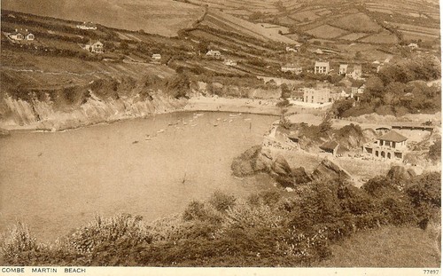 Combe martin beach - martin,