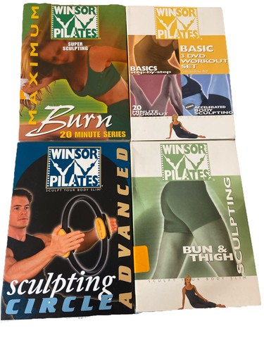 Winsor pilates lot - of, dvds