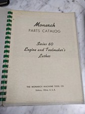 Monarch service parts list - service,