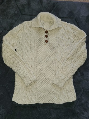 Vintage hand knit - hand, aran
