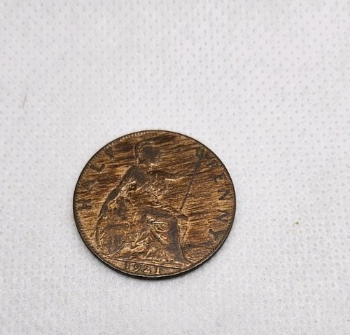 1922 king george half penny - king, v