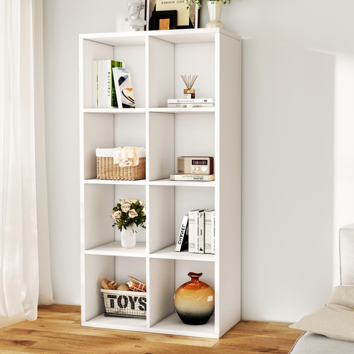 Cubes wooden bookcase shelf - bookcase,