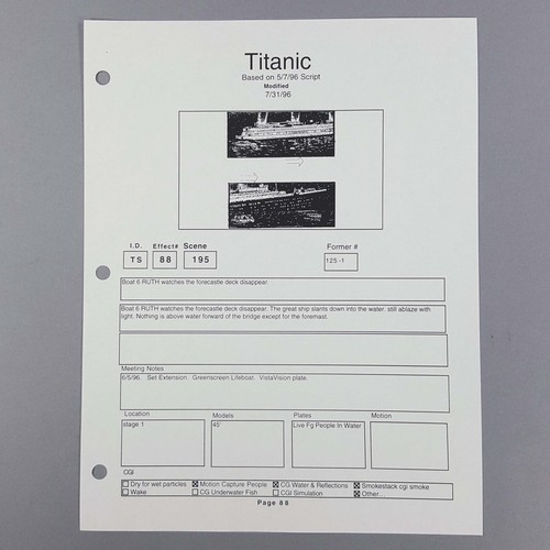 Titanic vfx shot breakdown - titanic,