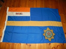 EB South Africa African Cotton Police Pre 1994 Flag 118cms 185cms