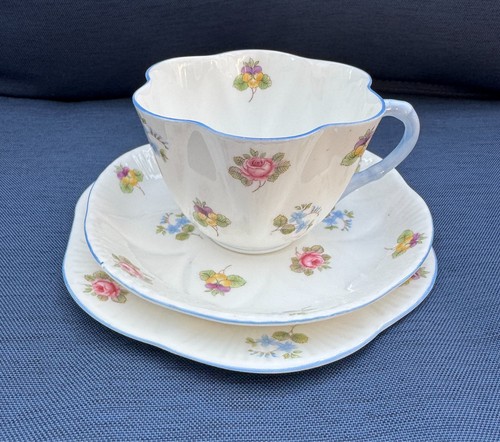 Shelley fine bone china rose - china,