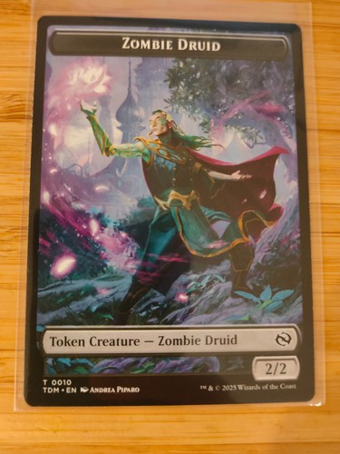 Mtg zombie druid treasure - mtg,