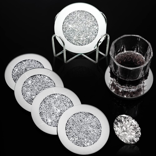 Pack diamond glass coasters - pack,