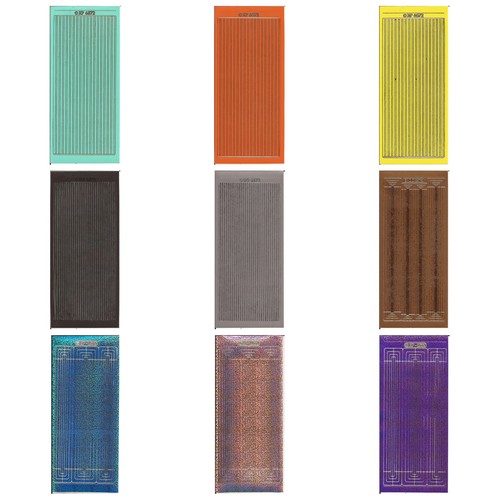 Peel offs art deco frames - art,