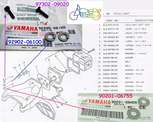 Yamaha rd125lc rz125 rd125ypvs - rz125,