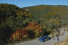 Petter Solberg and Phil Mills Hand Signed Subaru Impreza 12x8 Photo Rally 2.