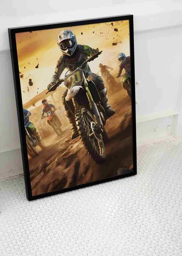 Motocross motorbike rider - motocross,