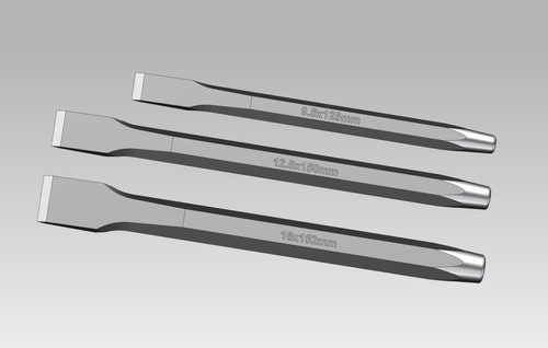 Cold chisel set crv - 3,