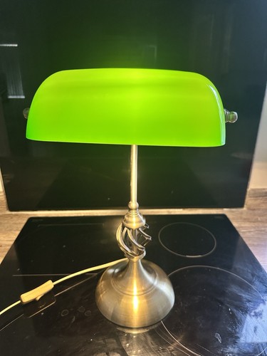 Green glass bankers - green,