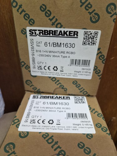 Crabtree starbreaker b16 30ma - starbreaker,