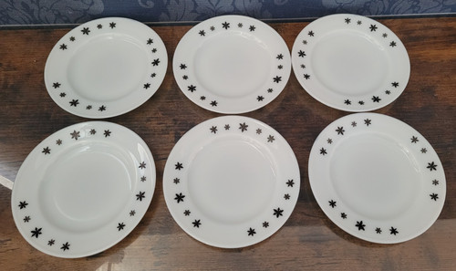 Pyrex snowflake pattern - 6, x
