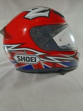 Signed Shoei Xr1000 Michael Rutter 2003 Red Bull Ducati BSB IOMTT Replica Helmet