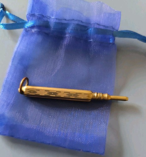 Retractable chatelaine pencil - chatelaine,