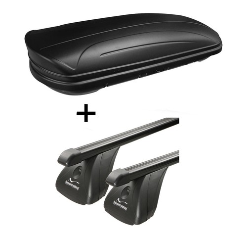 Roof box maa320l matte steel - matte,