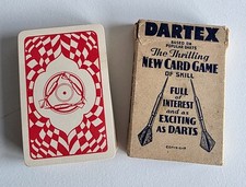 RARE ANTIQUE 1938 DARTEX CARD