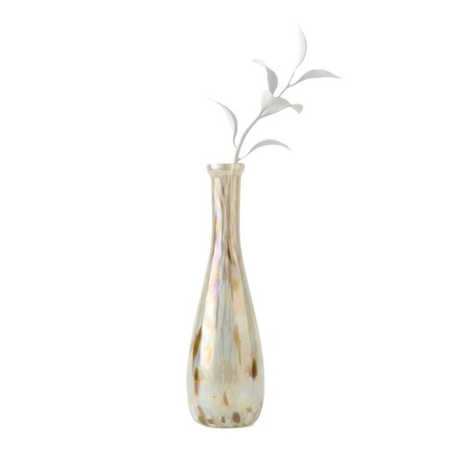 Iridescent mosaic glass bud - glass,