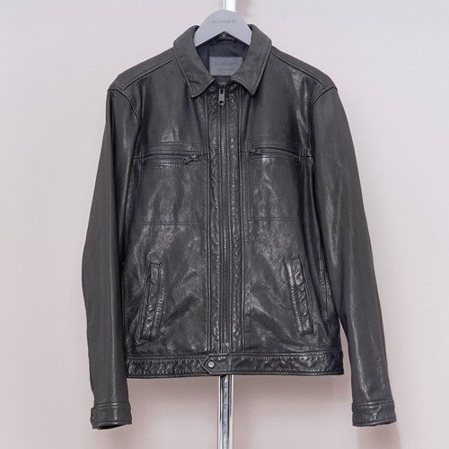 All saints leather jacket mens - saints,