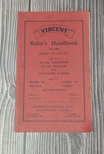 Vincent Rider's Handbook -