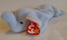 TY Beanie Babies Peanut The Elephant With Tags Retired Vintage 1995
