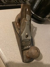 Vintage Pre-owed Wooden Handle Footprint Plane Made In England Woodworking Tool