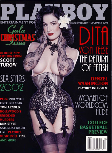 Playboy magazine dec 2002 - playboy,