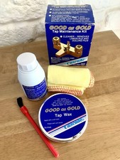 John Sydney Gold And Chrome Taps Cleaner. Vintage. Cleaner & Wax Polish Kit