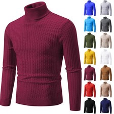 New Mens Knitted Turtle Roll