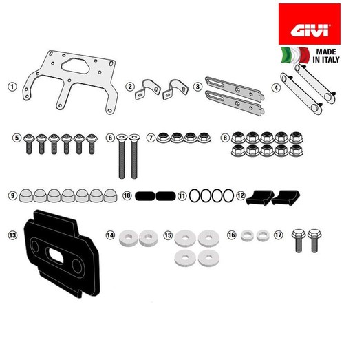 Givi tl3112kit toolbox - givi,