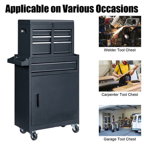 Drawer steel instrument cart - 4,
