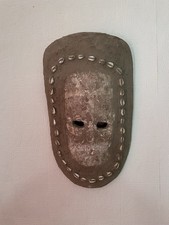 Large tribal mask. Carved wood.